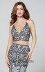 Primavera Couture 3439 Pewter Front Dress