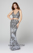 Primavera Couture 3439 Pewter Front Dress