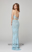 Primavera Couture 3439 Powder Blue Back Dress
