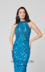 Primavera Couture 3442 Peacock Front Dress