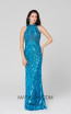 Primavera Couture 3442 Peacock Front Dress