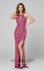 Primavera Couture 3444 Cranberry Front Dress