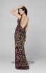 Primavera Couture 3445 Black Purple Back Dress