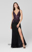 Primavera Couture 3446 Black Front Dress