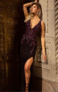 Primavera Couture 3446 Black Front Dress