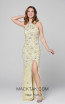 Primavera Couture 3447 Yellow Front Dress