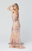 Primavera Couture 3449 Blush Multi Back Dress