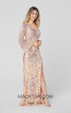 Primavera Couture 3449 Blush Multi Front Dress
