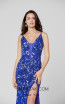 Primavera Couture 3450 Royal Blue Front Dress