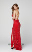 Primavera Couture 3451 Red Back Dress