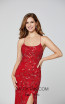 Primavera Couture 3451 Red Front Dress