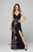 Primavera Couture 3453 Black Front Dress