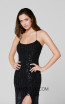Primavera Couture 3455 Black Front Dress