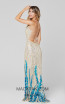 Primavera Couture 3455 Nude Peacock Back Dress