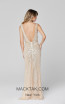 Primavera Couture 3456 Nude Silver Back Dress
