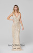 Primavera Couture 3456 Nude Silver Front Dress