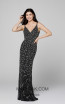 Primavera Couture 3458 Black Front Dress