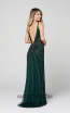 Primavera Couture 3459 Forest Green Back Dress