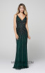 Primavera Couture 3459 Forest Green Front Dress