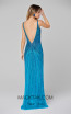 Primavera Couture 3459 Turquoise Back Dress