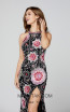 Primavera Couture 3461 Black Multi Front Dress