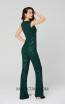 Primavera Couture 3468 Forest Green Back Dress