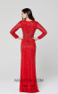 Primavera Couture 3487 Red Back Dress