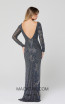 Primavera Couture 3492 Charcoal Back Dress