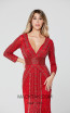 Primavera Couture 3494 Red Front Dress
