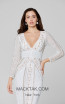 Primavera Couture 3494 White Front Dress