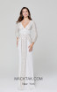 Primavera Couture 3494 White Front Dress
