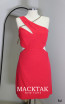 Priscille Red Front Dress