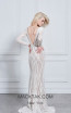 Rachel Gilbert RG60182 Ivory Back Evening Dress