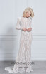 Rachel Gilbert RG60182 Ivory Front Evening Dress