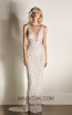 Rachel Gilbert RG60433 Ivory Front Evening Dress