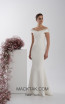 Rachel Gilbert RG60561 Ivory Front Evening Dress