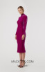 Rachel Gilbert RG60596 Magenta Front Evening Dress