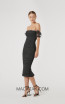 Rachel Gilbert RG60598 Black Front Evening Dress