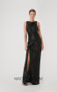 Rachel Gilbert RG60605 Black Front Evening Dress