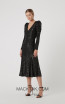 Rachel Gilbert RG60606 Black Front Evening Dress