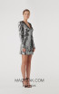 Rachel Gilbert RG60616 Silver Front Evening Dress