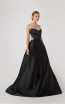 Rachel Gilbert RG60629 Black Front Evening Dress