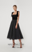 Rachel Gilbert RG70091 Black Front Evening Dress