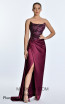 Rafaila Plum Front Dress