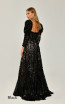 Regia Black Back Dress