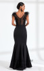 Rengin 5583 Black Back Dress
