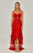 Roberte Red Front Dress