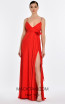 Ronaldette Red Front Dress
