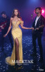 Barbe Yellow Front Dress