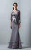 Saiid Kobeisy RE3374 Lilac Grey Front Evening Dress